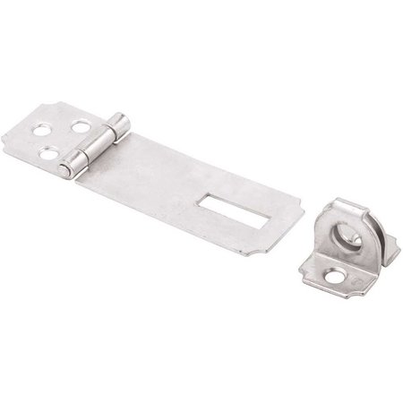 PRIME-LINE Fixed Stapled Safety Hasp 2-1/2 in. Zinc Plated MP5056